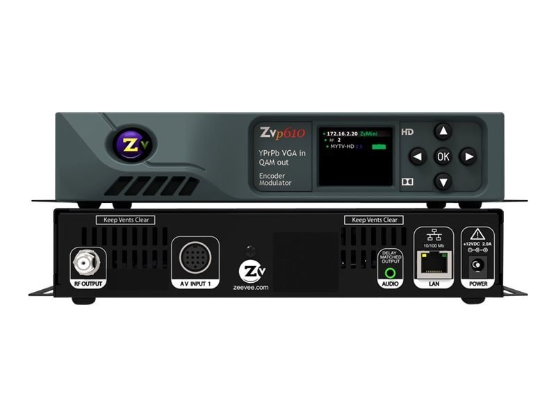 ZeeVee ZvPro 610 Component And Vga Encoder/QAM Modulator