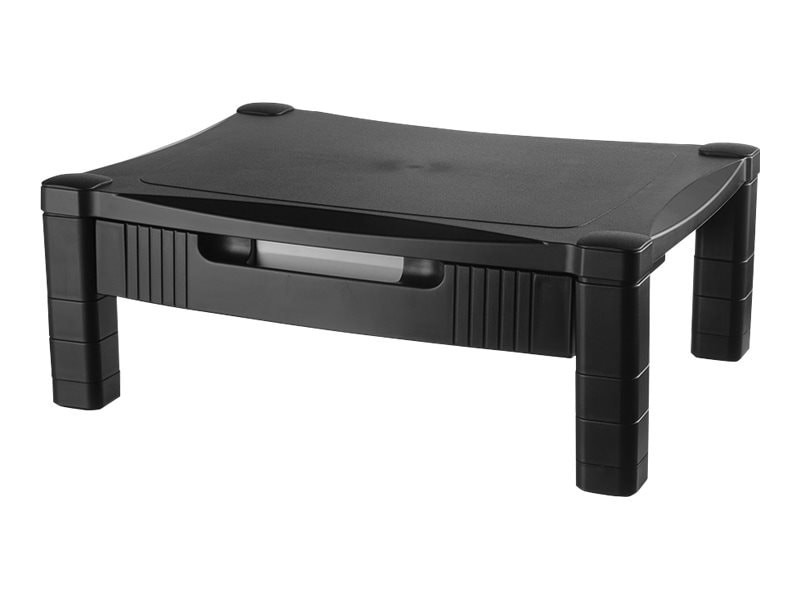 Kantek 15" X 13" Single Level Adjustable Monitor Stand With Drawer