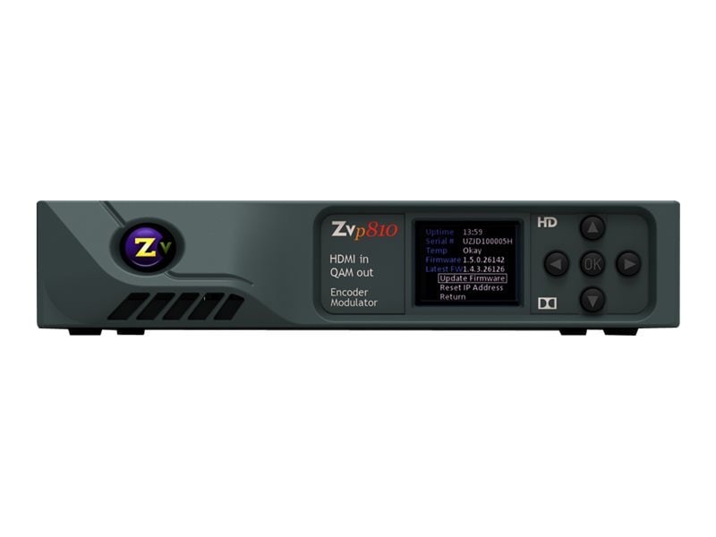 ZeeVee ZvPro 810 HD Video Distribution Qam Modulator Over Coax 1080P