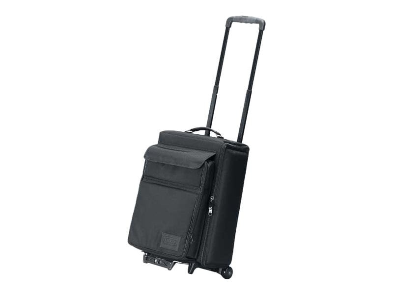 Jelco Padded Hard Side Wheeled Projector Case W/ Removable Laptop Case