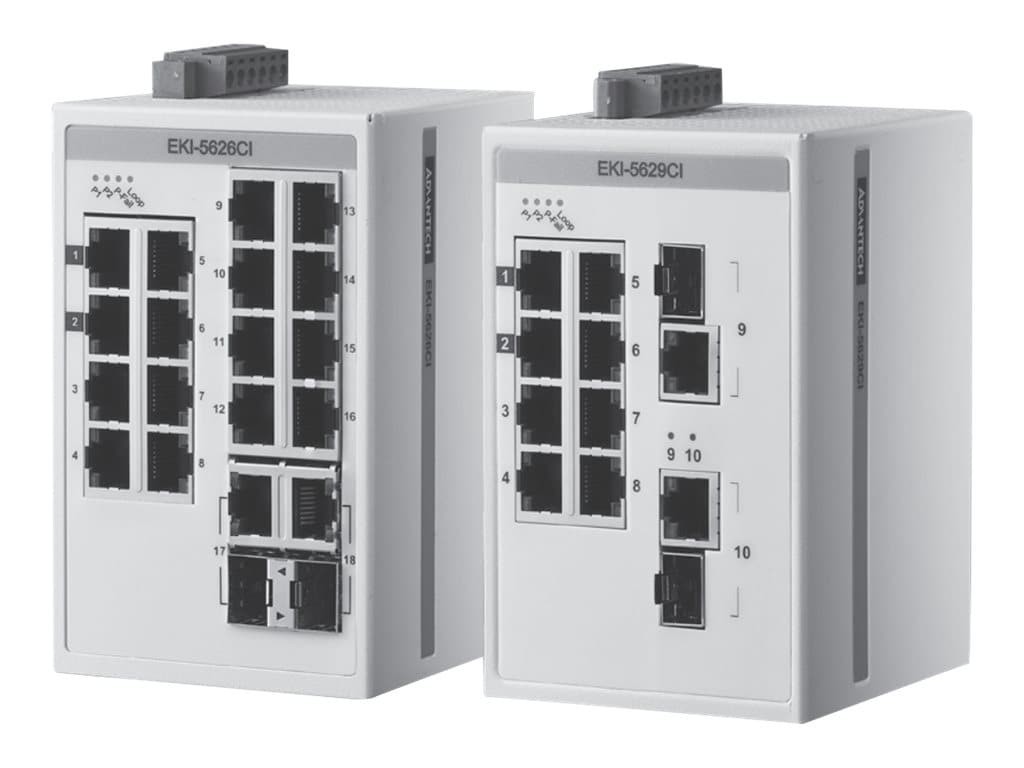 Imc Networks Imc 16Port 10/100MBP + 2Port GbE Perp(SFP) Lite-MANAGEDSWITCH -40-75C