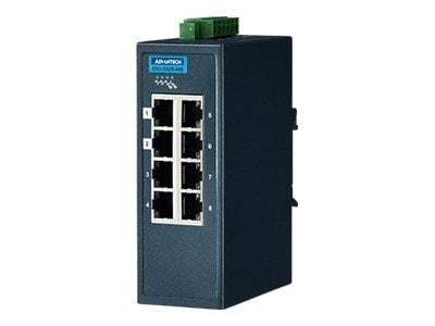 Quatech Advantech Eki-5528I-Mb Din RM WM Managed Switch/8xFaE