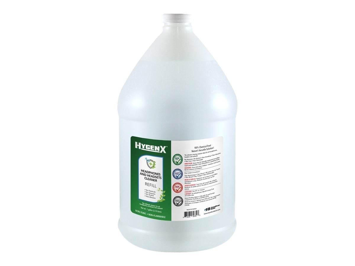 Hamilton Electronics Hamilton HygenX Headphone Cleaning Liquid, 1-Gallon