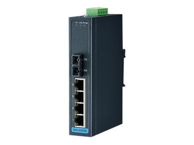 Quatech Advantech Eki-2525S-Ae Din RM WM Unmanaged Switch/4xFaE/1xFaE SC Single-Mode X2