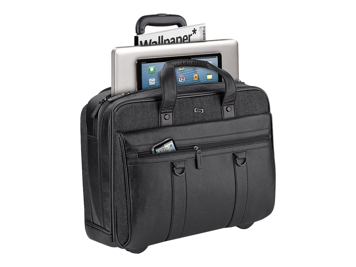 Solo Cases Solo 17.3" Macdougal Rolling Case, Espresso