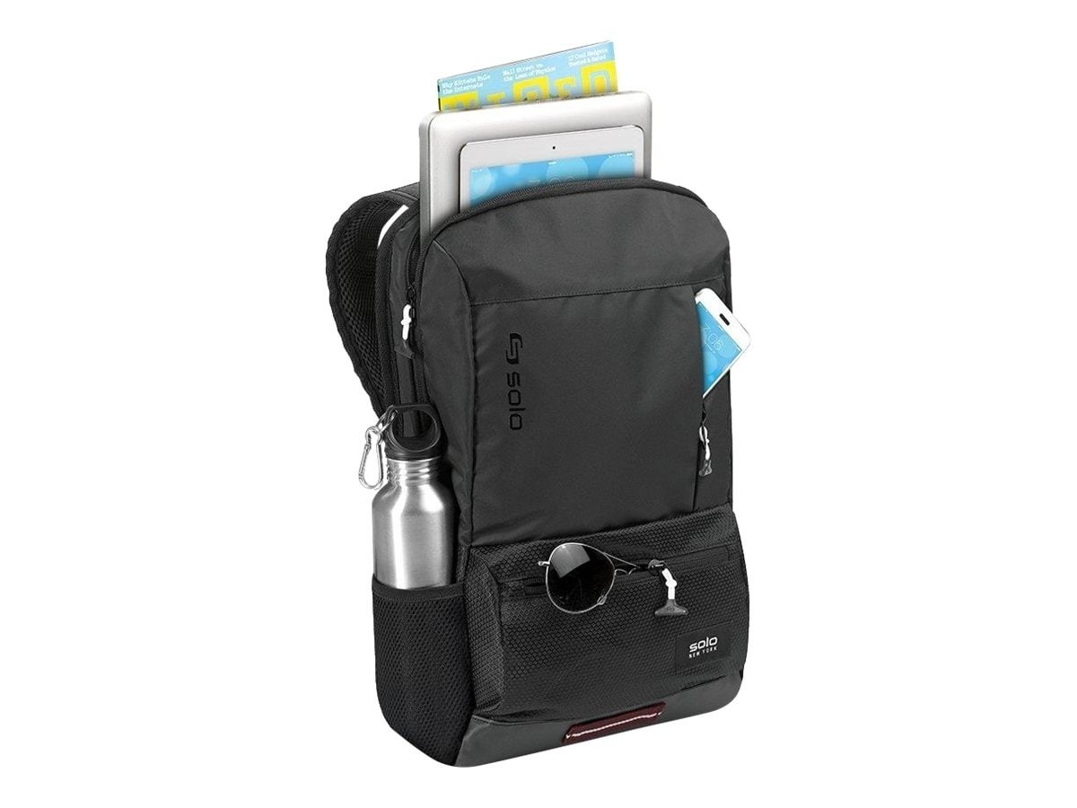 Solo Cases Solo 15.6" Draft Backpack, City-Cool Black