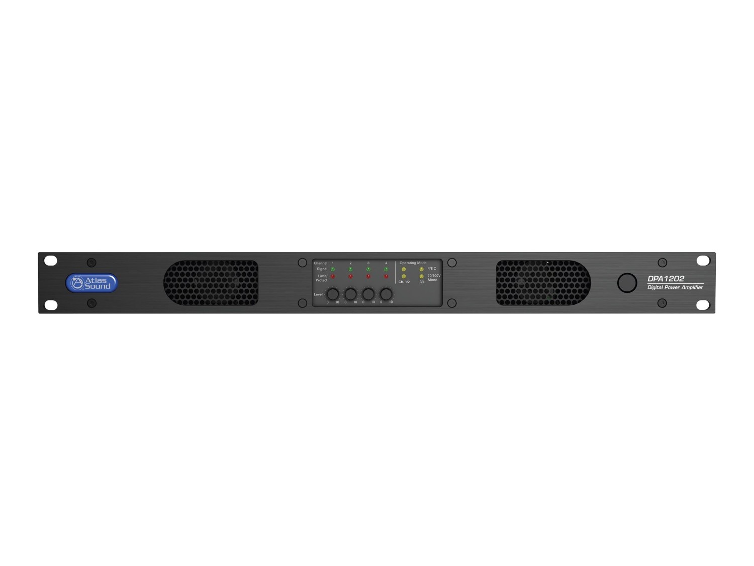 Atlas Sound 2-Channel Or 4-Channel Configurable Networkable 1200W Amplifier
