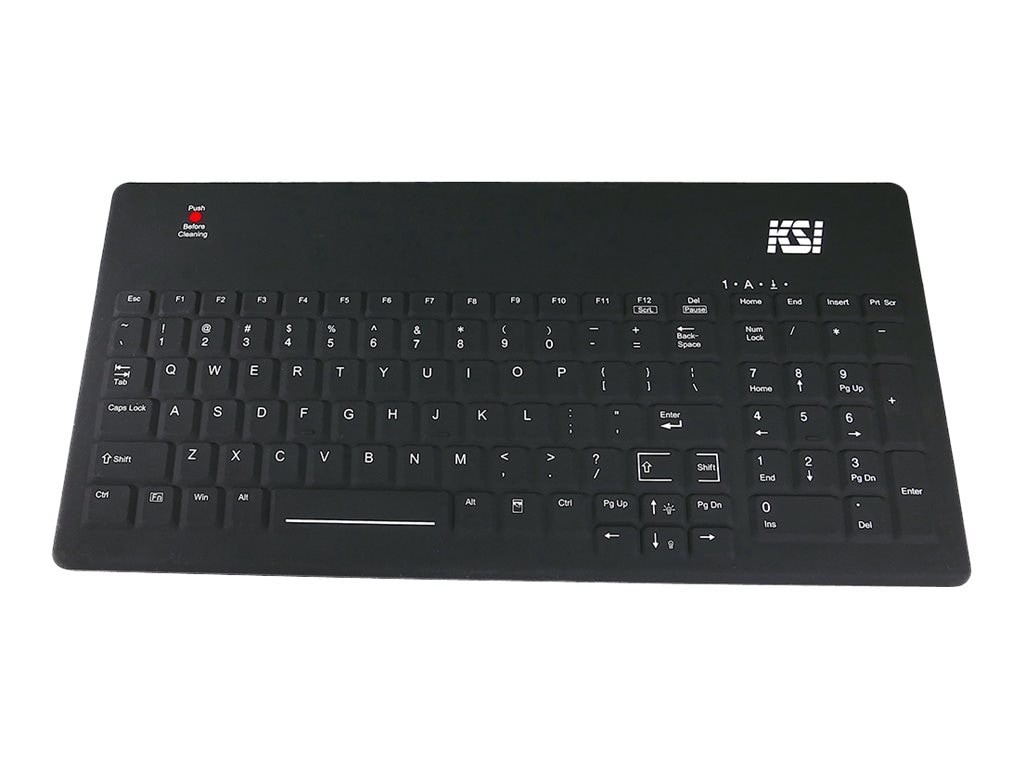 Key Source International Ksi Hospital-Grade Disinfectable Backlit Keyboard
