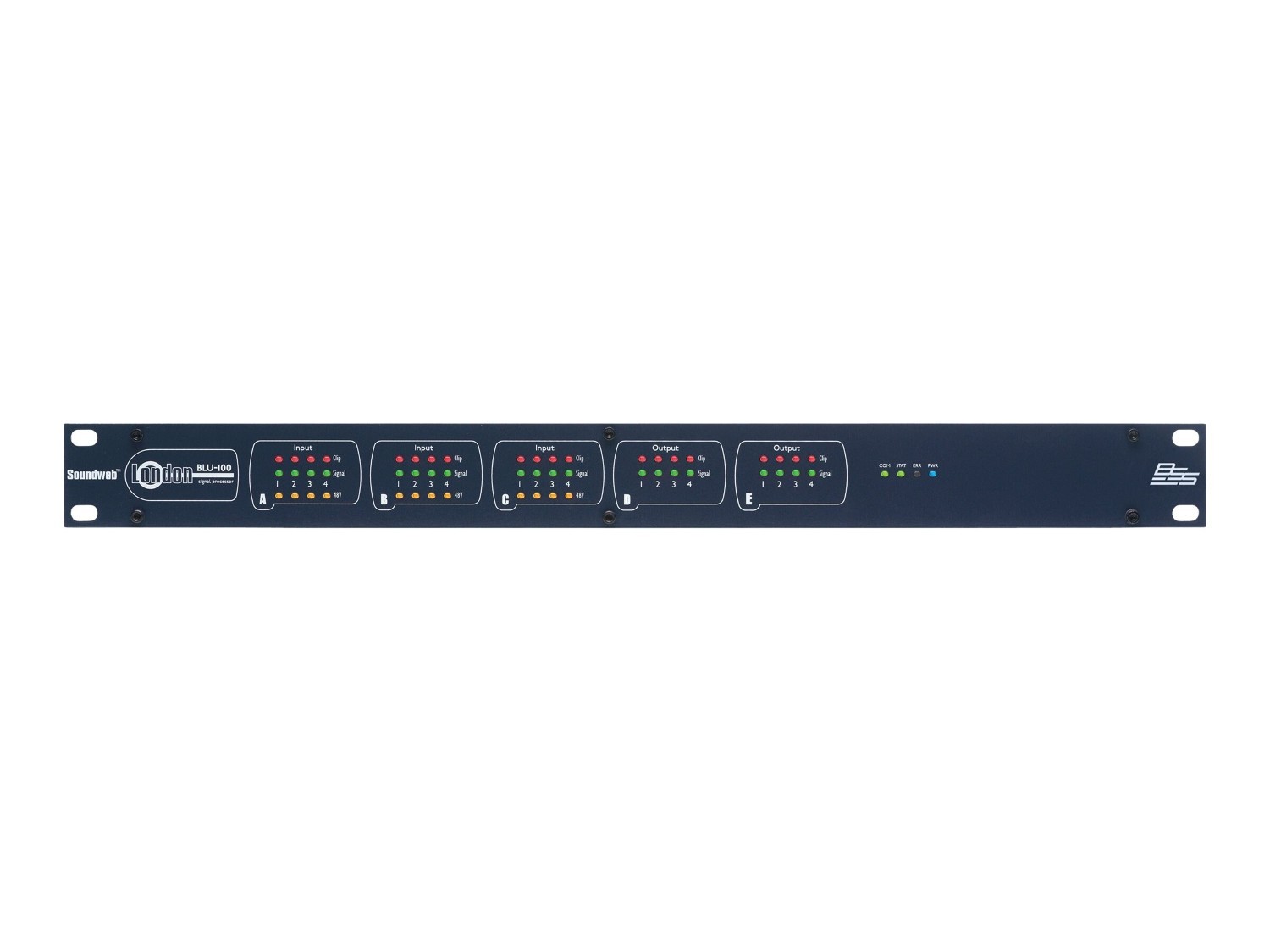 BSS Audio 12 Analog Mic/Line Input, 8 Analog Output, Networked Signal Processor W/ Blu Link