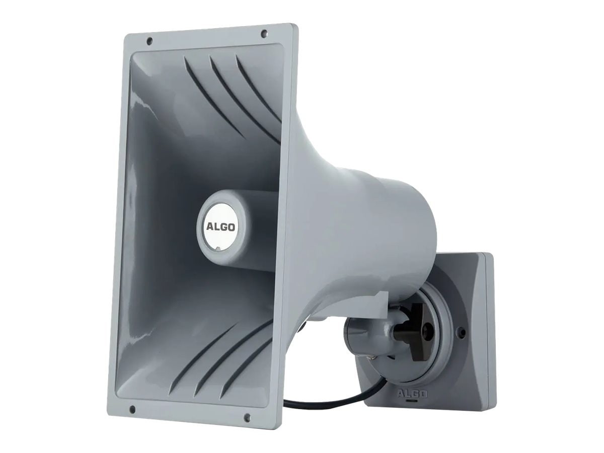 Algo Communication Products Algo Communication Prod: Sip/Ic Horn Speaker Wideband, Poe, Water Resistant W/ Ic License Enabled