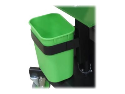 Newcastle Systems, Green Trash Barrel And Holder
