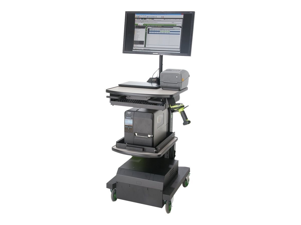 Newcastle Systems, Midrange Powered Cart, Standard Power Package W/960 WH Lifepo4 Battery