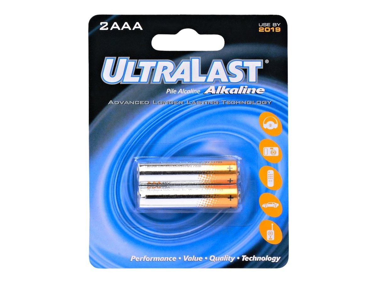 Denaq 2 Pack Aaa Alkaline Battery