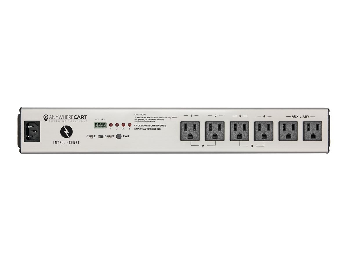Power Technologies Anywhere Cart Intelli-Sense Smart Charging System 4 Zone 15 Min Cycle Timer