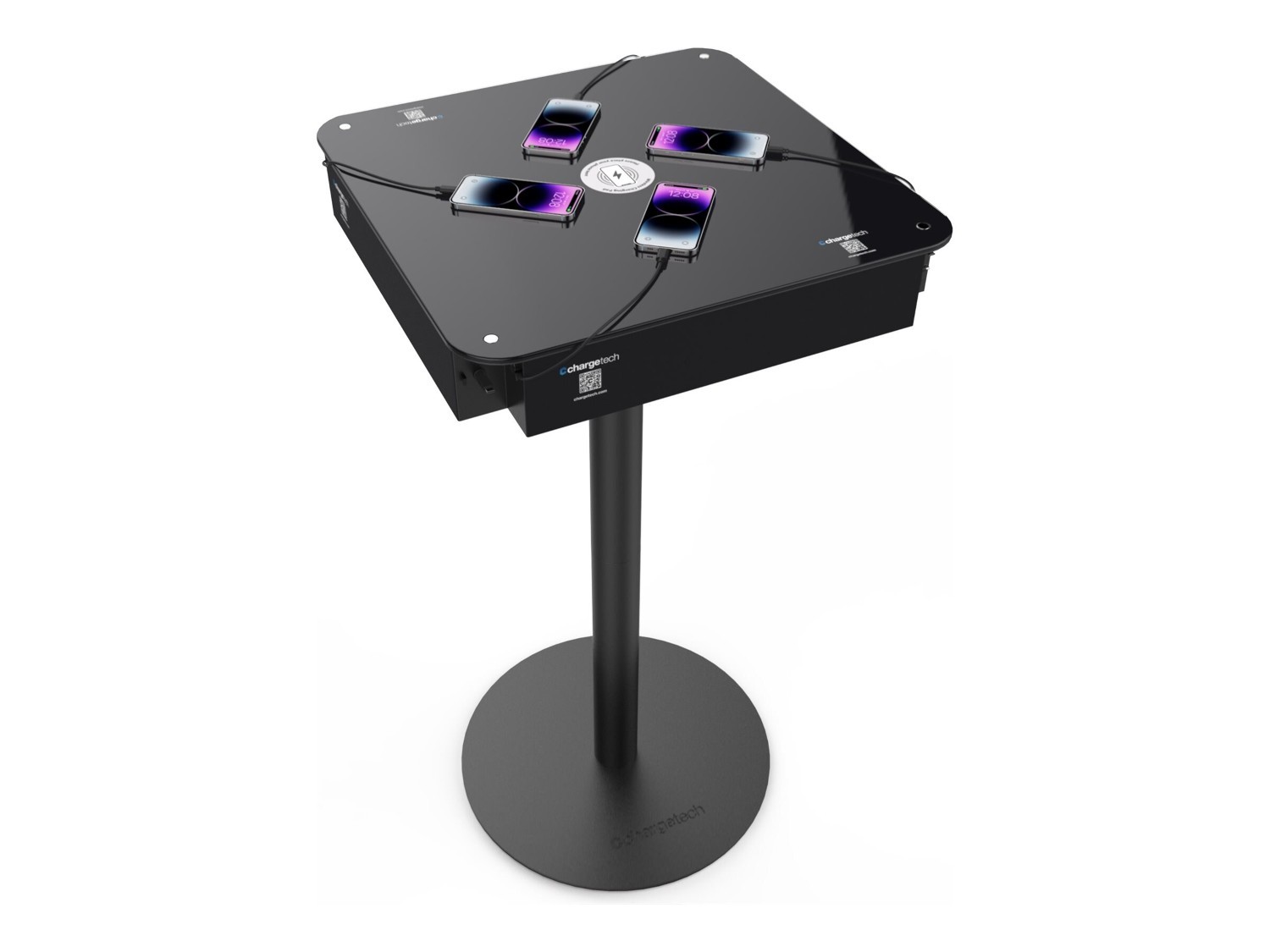 ChargeTech Bistro Event Hightop Power Charging Table