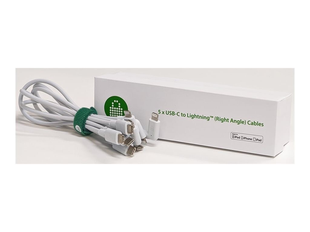 LocknCharge 5 Pack-Type C To Right Angle L