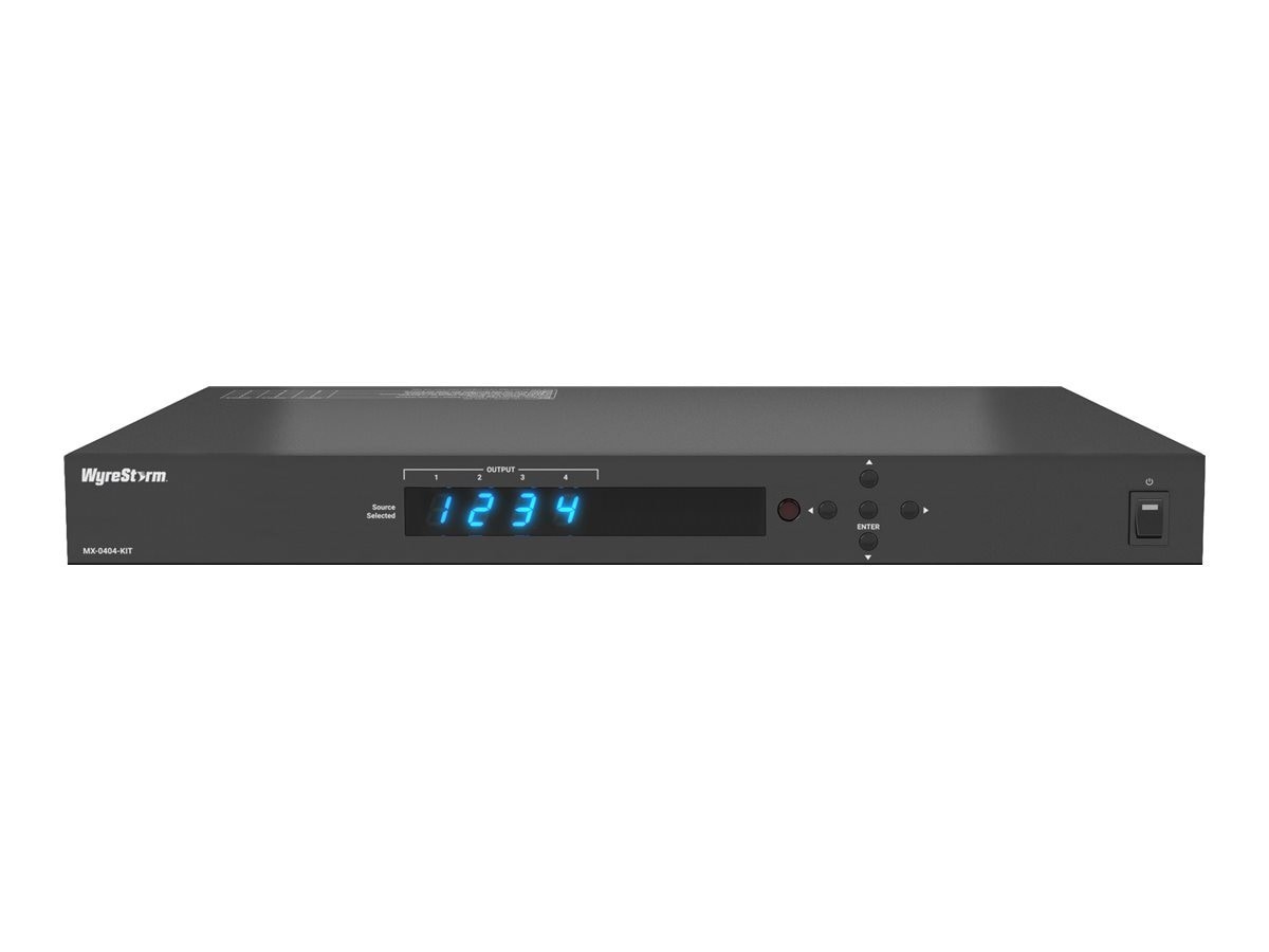 WyreStorm 4K 4�4 HDBaseT Matrix with Receivers