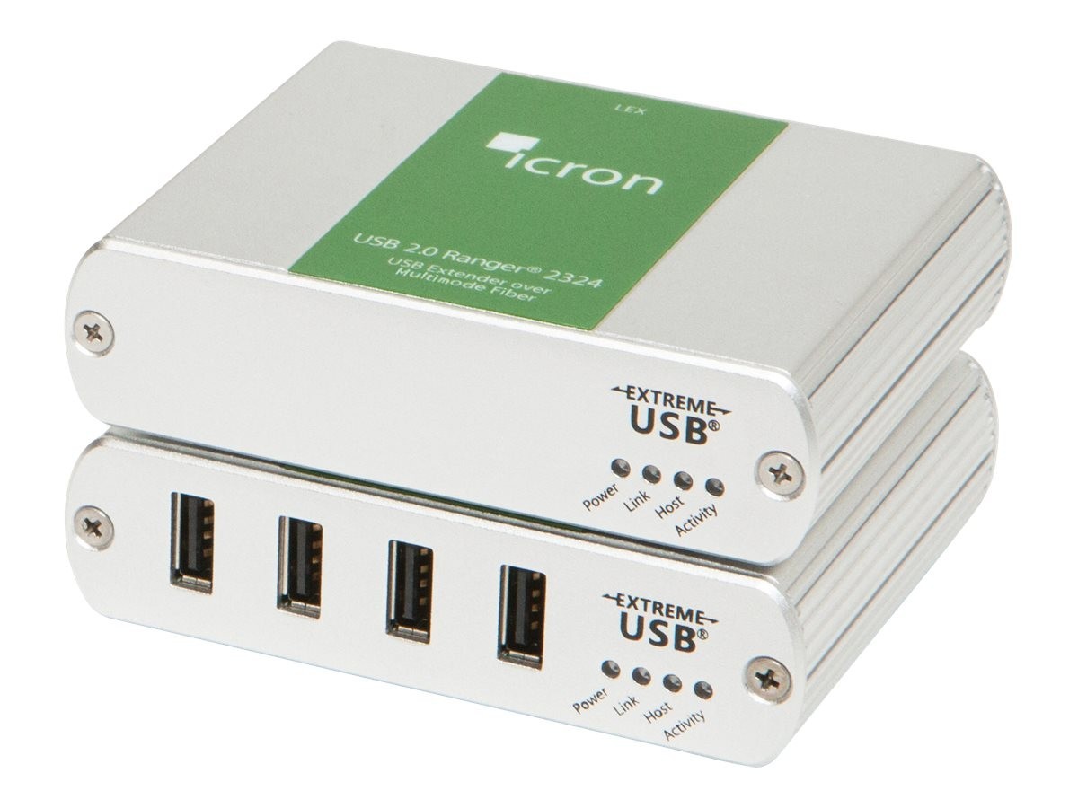 Icron The Icron Usb 2.0 Ranger Allows Users To Extend Usb 2.0/1.1 Conn Up To 500M Om2 Fiber Optic Cable