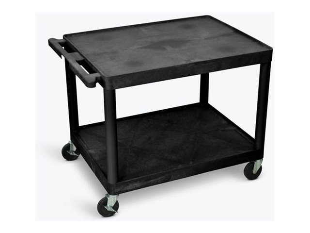 Luxor 32" X 24" X 27", Heavy-Duty 2 Shelf A/V Cart