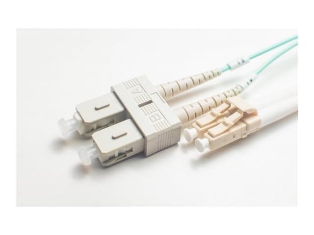 Fiber Cables Direct 3 Meters Om3 LC SC Duplex Fibe