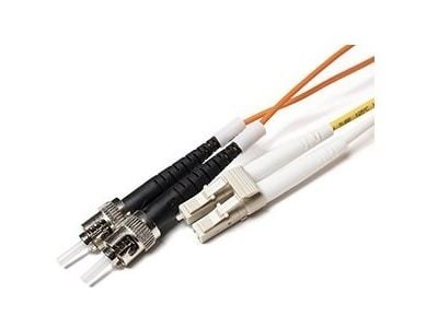 Fiber Cables Direct LC-ST 62.5/125 Om1 Plenum Duplex Fiber Cable, 10M