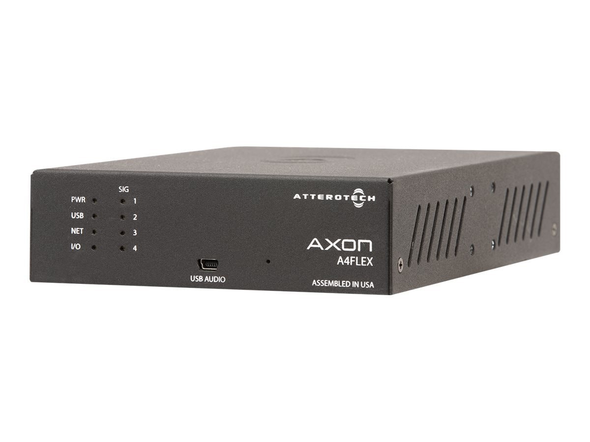QSC Audio Products QSC Audio 4 Channel Mic/Line I/O Interface W/ Logic I/O, PoE+ Or 24VDC, Aes67, Usb, 2x5W Power Amplifier