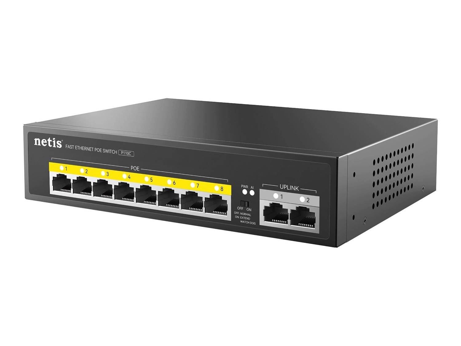 Netis Systems Netis 8 Port Poe Switch With 2 Upli
