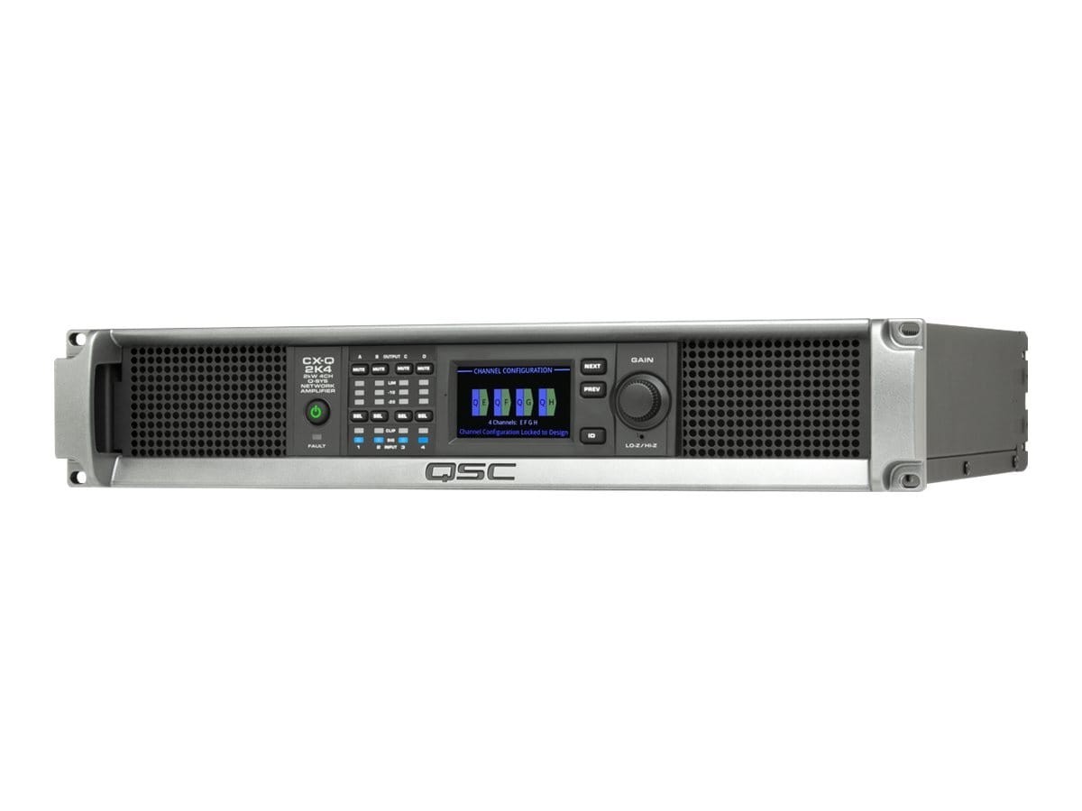 QSC Audio Products QSC Audio 4-Channel 500W Networked Lo-Z 100V Amplifier