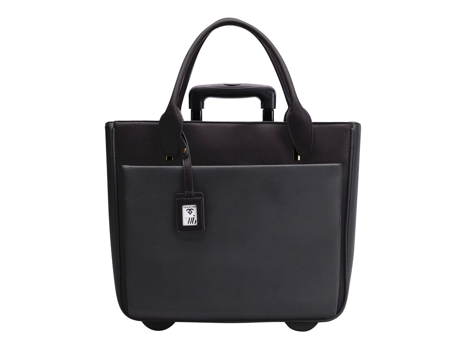 Francine Collections Florence Roller & Tote Black