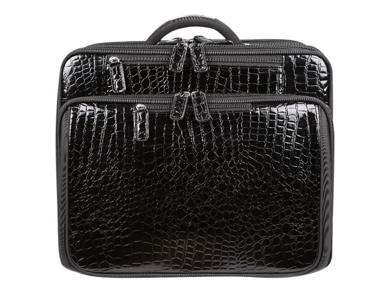 Francine Collections Croco Roller Black