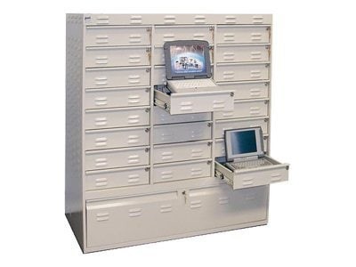 Plug-In Storage Systems Dock & Lock Cabinet