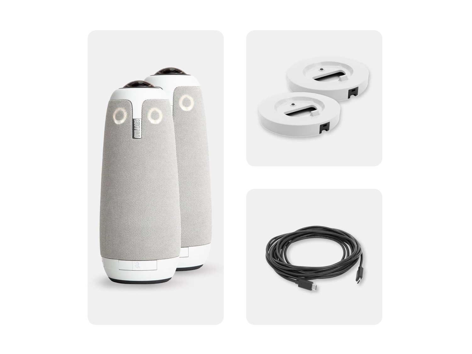 Owl Labs Meeting Owl 3 + Expansion Mic