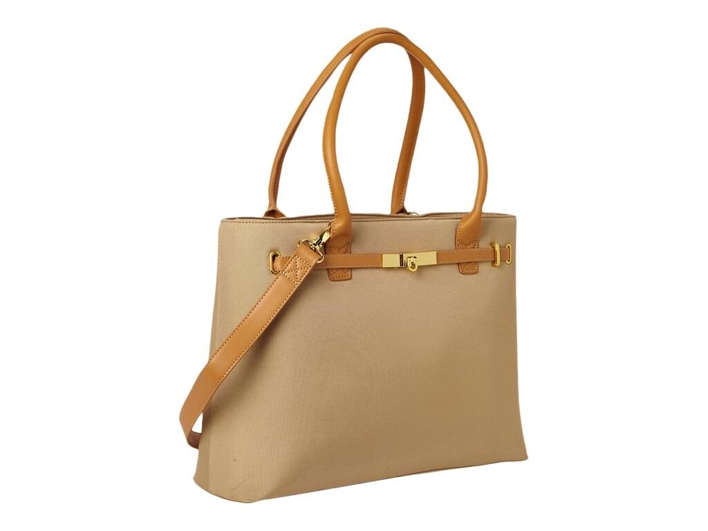 Francine Collections Thoroughbred Tote Tan