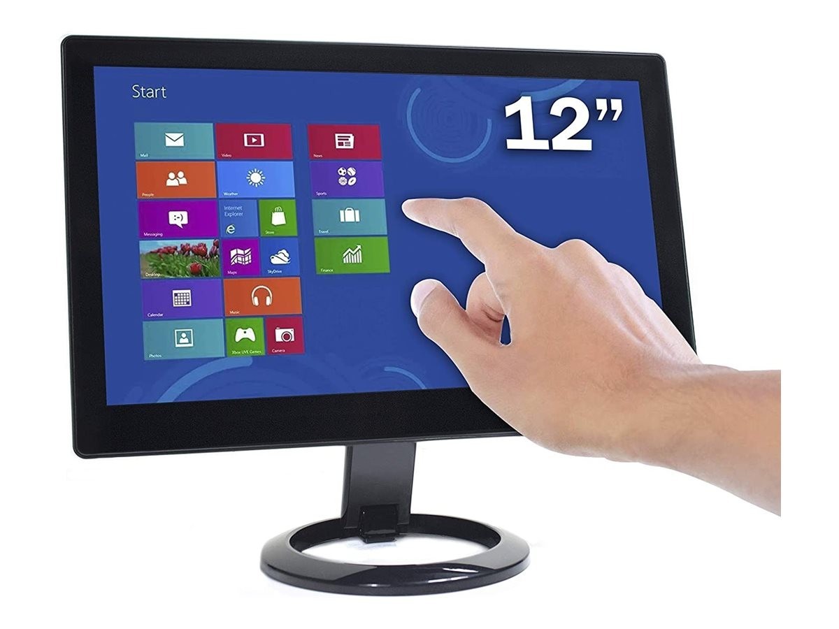 DoubleSight Displays DoubleSight 12" Ds-12Utf Full HD LCD Touchscreen Monitor, Taa