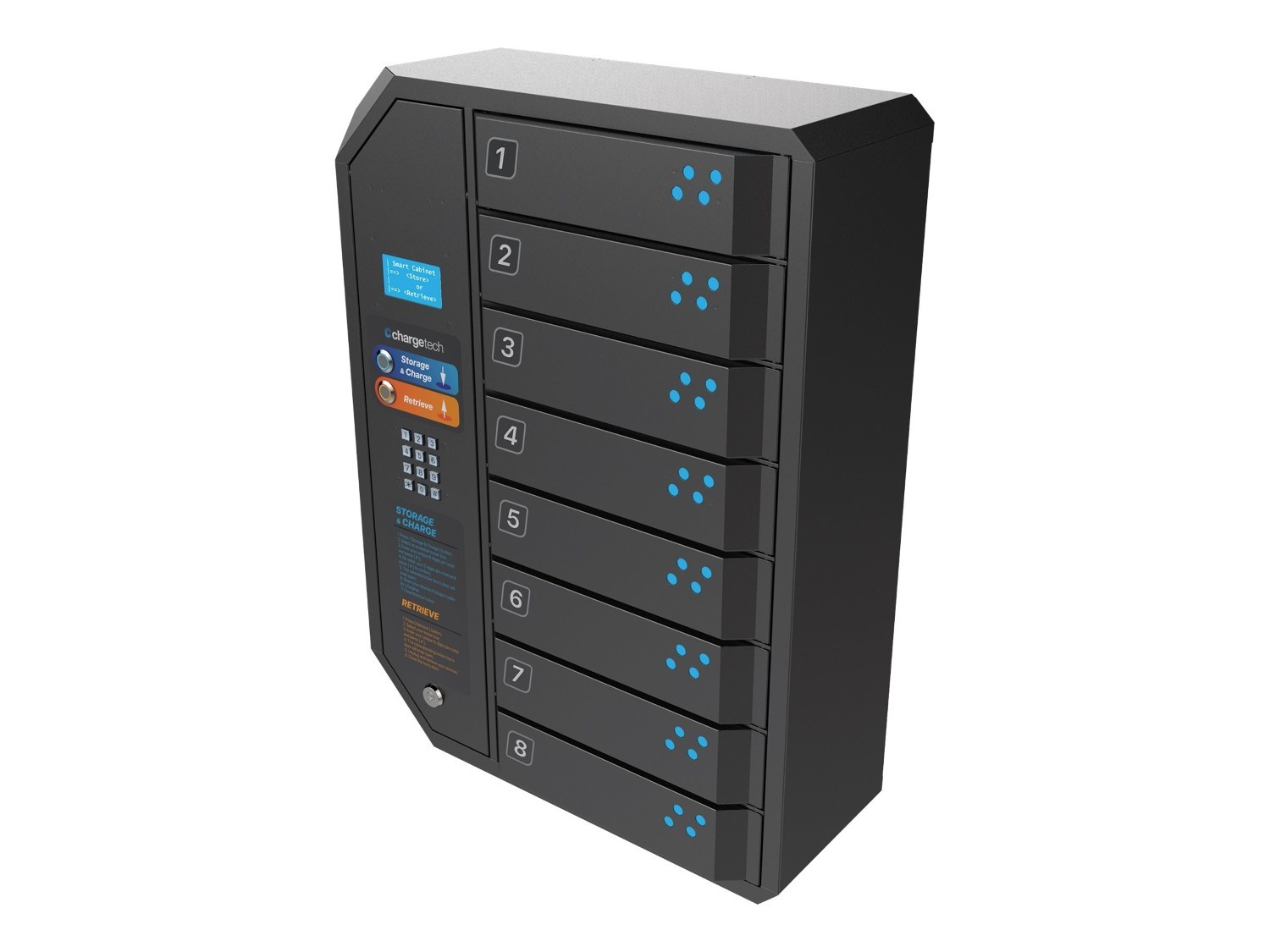 ChargeTech Chargetech PPL8 8 Bay Pin Code