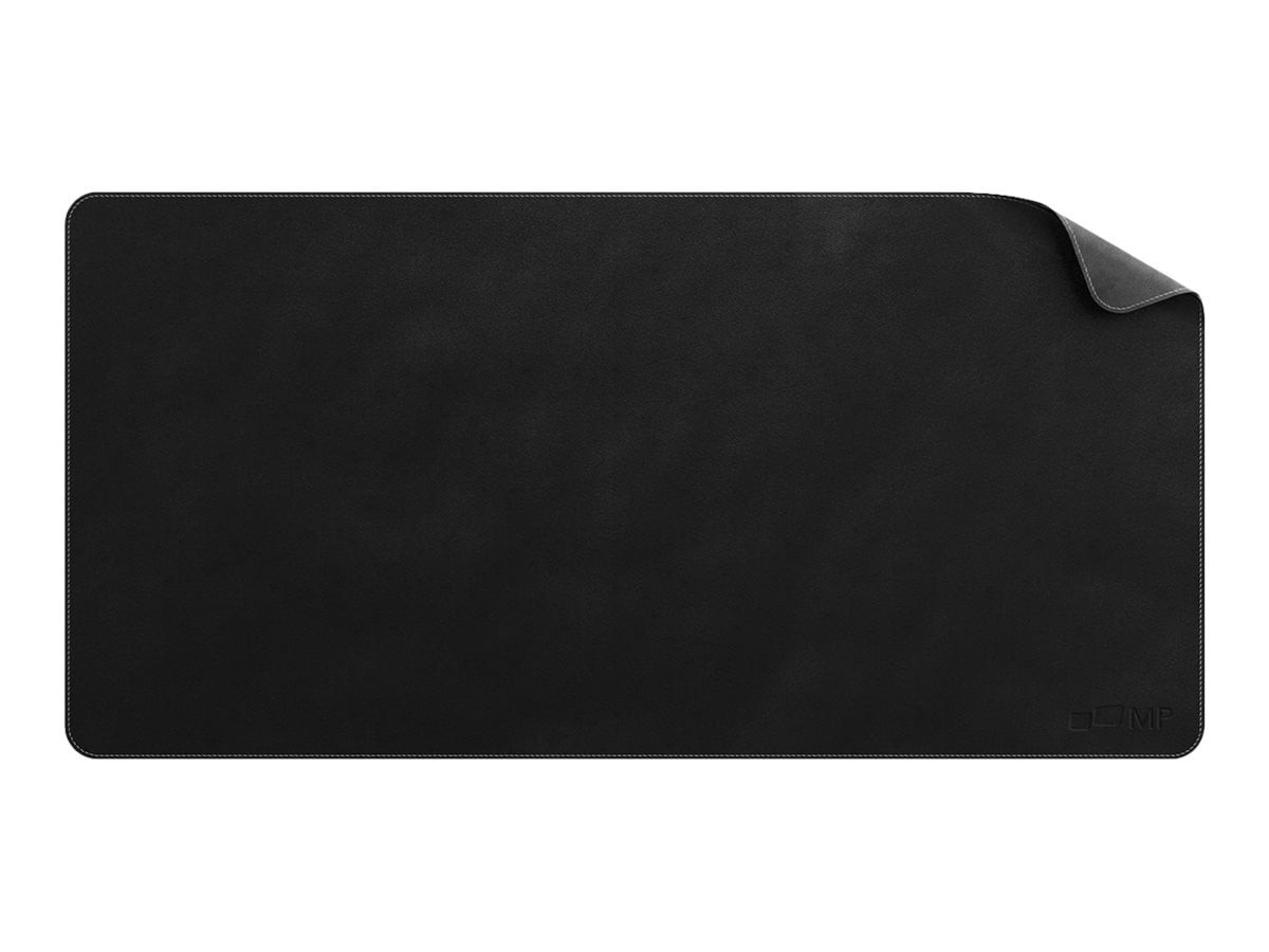 Mobile Pixels Pu Leather Desk Mat, 31.5" X 15.75", Graphite Black