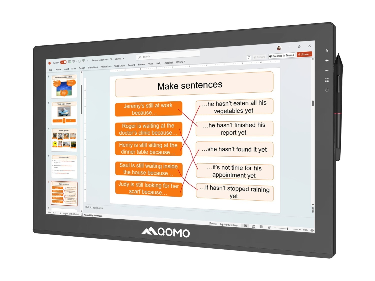 Qomo 24 Interactive LCD Display -4K
