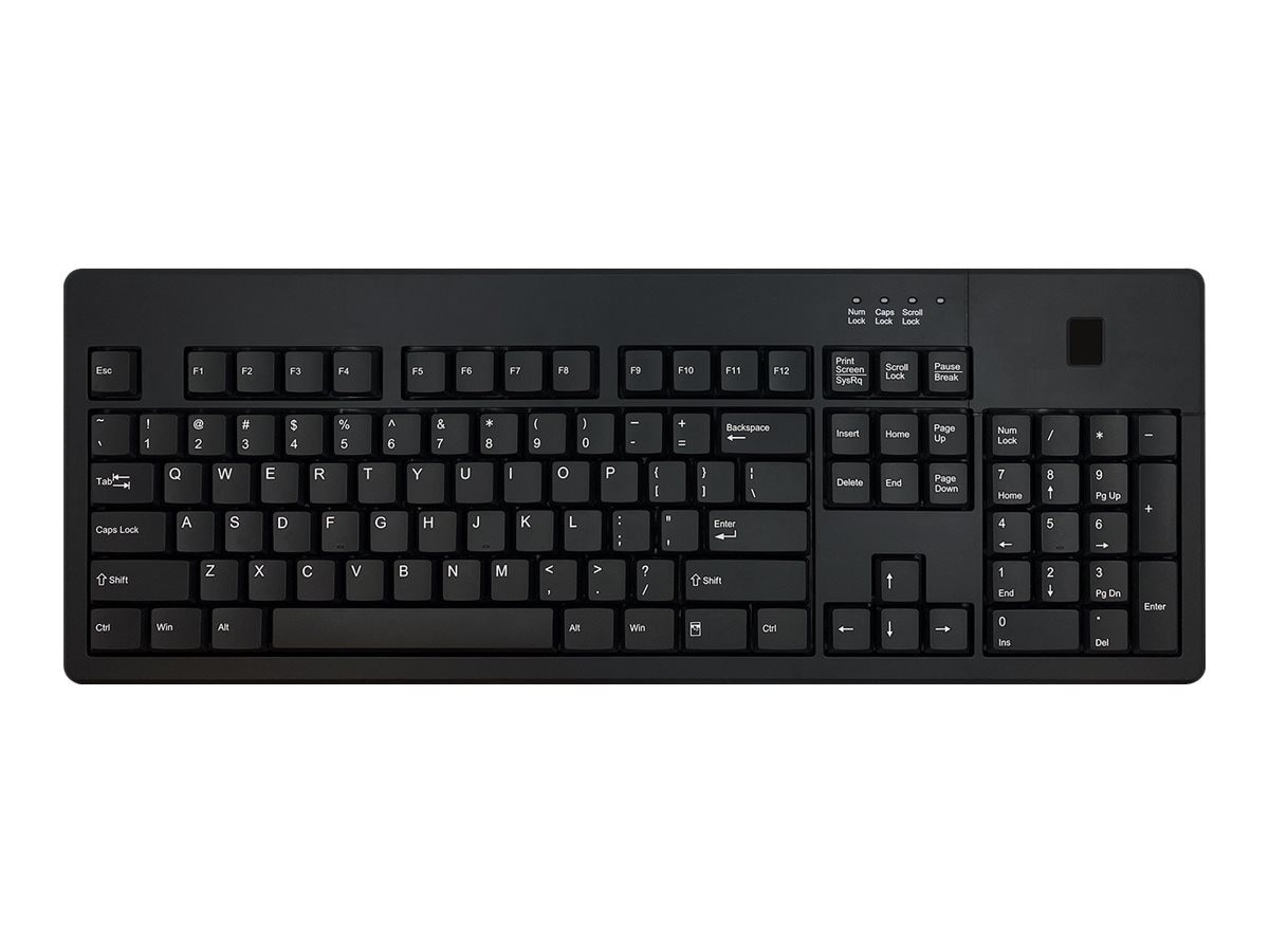 Key Source International Ksi 104 Usb Keyboard With Biometri