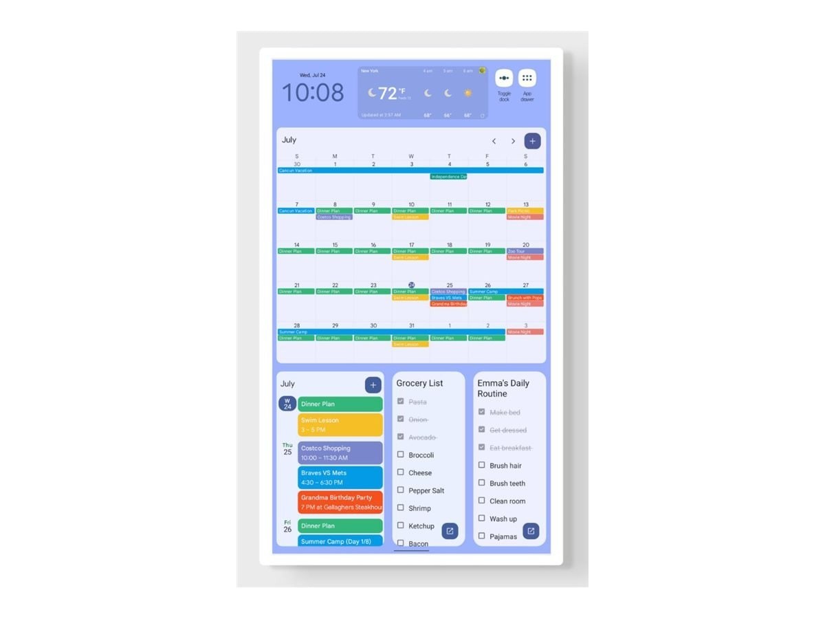Cozyla 22 Calendar Tablet White