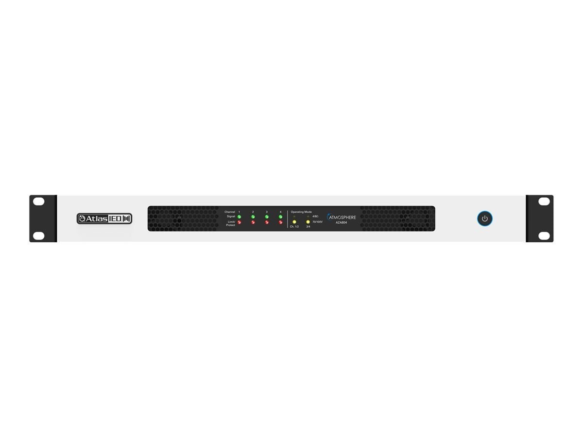 Atlas Sound 800-Watt Networkable 4-Channel Power Amplifier