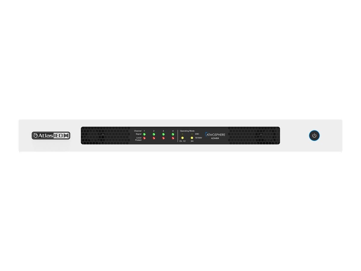 Atlas Sound 400-Watt Networkable 4-Channel Power Amplifier