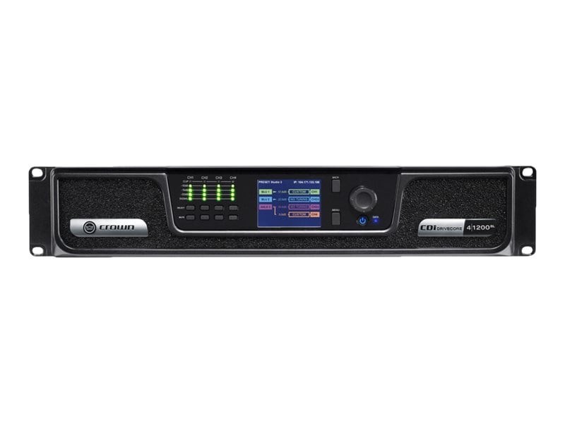 Crown Audio 4X1200 Power Amplifier With BL