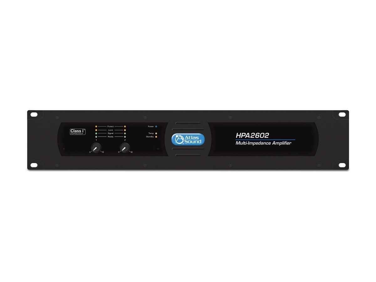 Atlas Sound Dual-Channel 3200W Commercial Amplifier