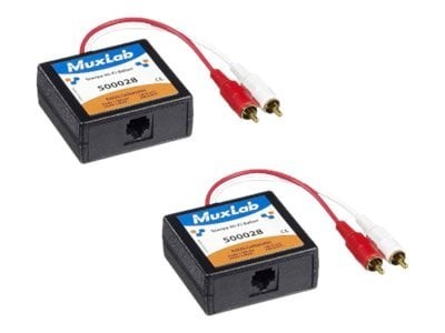 MuxLab Stereo Hi-Fi Balun, 2-Pack