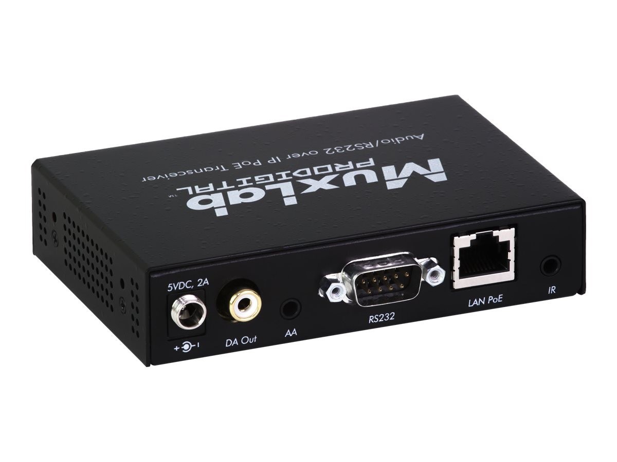 MuxLab Audio/RS232 Over Ip PoE Trance