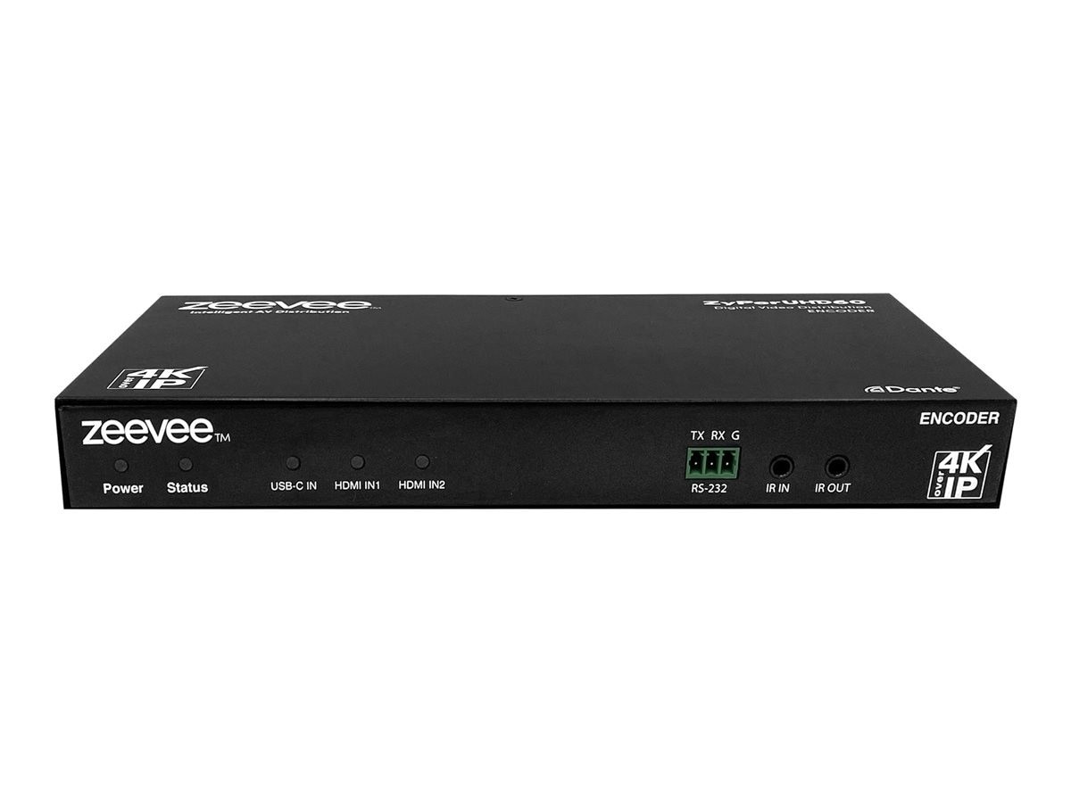 ZeeVee ZyPerUHD60, Dante Enabled 3X1