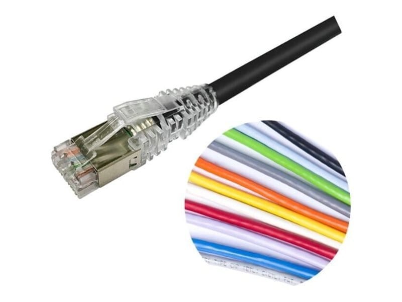 Commscope SYMX Ca111h2-0Cf006 PC C6a SHLD 6FT GRY B 4C RJ45/RJ45 W/CLR Boot Plen
