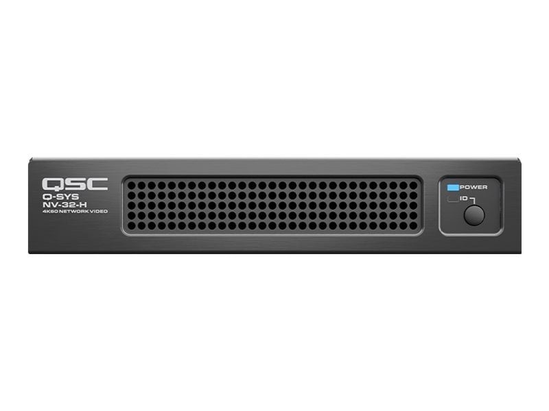 QSC Audio Products QSC Audio 4K60 4:4:4 Network Video Endpoint For The Q-SYS Ecosystem Software
