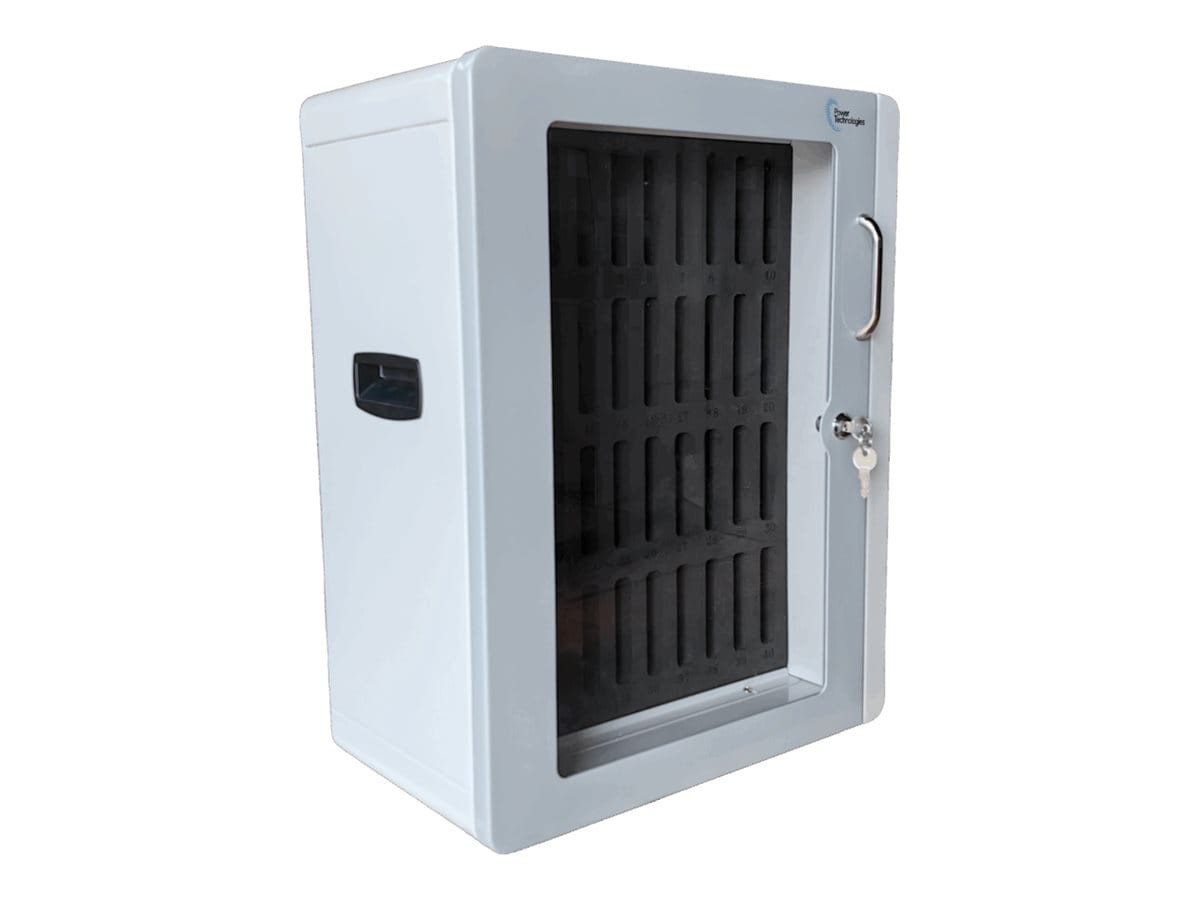 Power Technologies Anywhere Cart Cellvault,40 Cellphone Secure