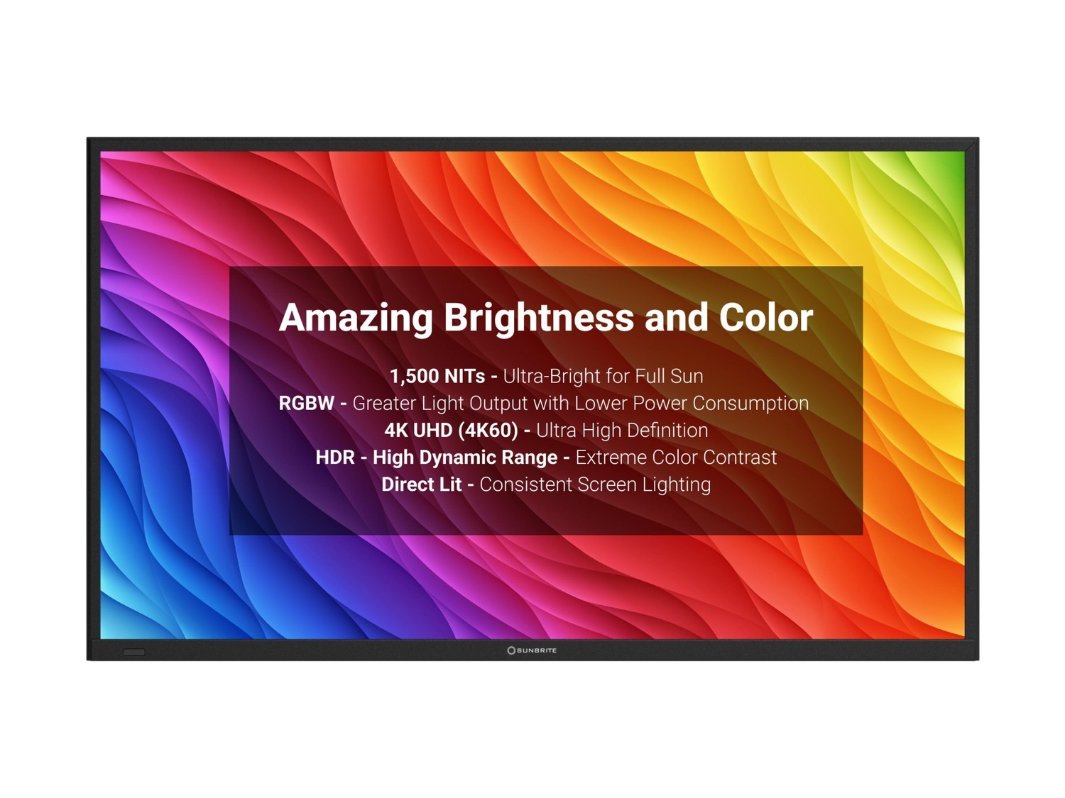 Sunbritetv 49" Solis 4K Full-Sun Outdoor Smart TV
